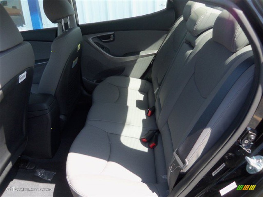 2013 Elantra Limited - Black / Gray photo #13