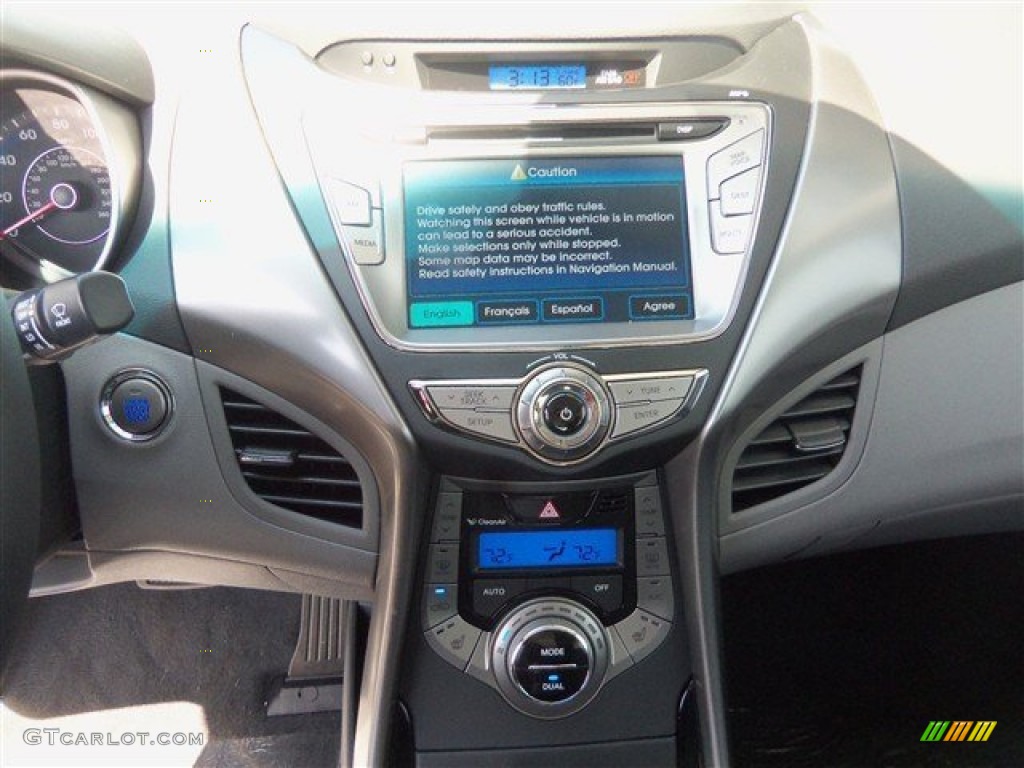 2013 Elantra Limited - Black / Gray photo #15