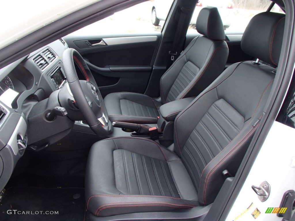 Titan Black Interior 2013 Volkswagen Jetta GLI Autobahn Photo #78936455