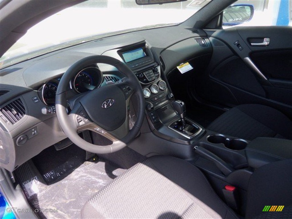 2013 Genesis Coupe 2.0T - Shoreline Drive Blue / Black Cloth photo #9
