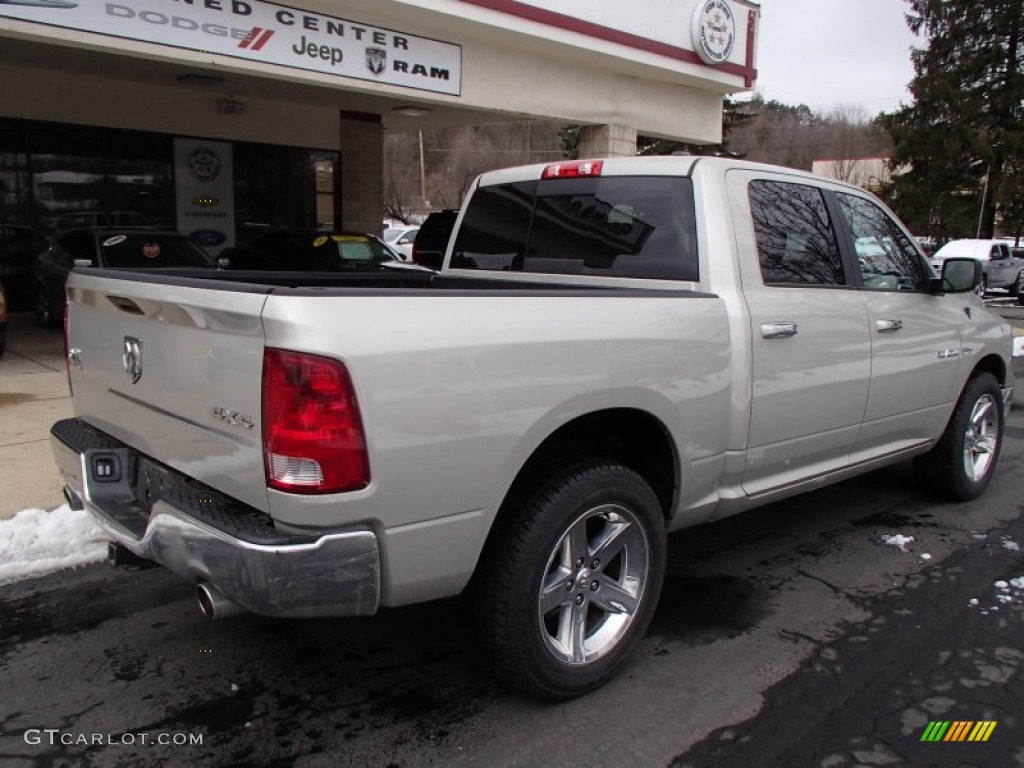 2010 Ram 1500 Big Horn Crew Cab 4x4 - Light Graystone Pearl / Light Pebble Beige/Bark Brown photo #8