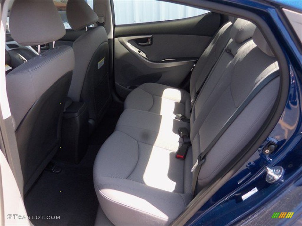 2013 Elantra GLS - Atlantic Blue / Gray photo #11