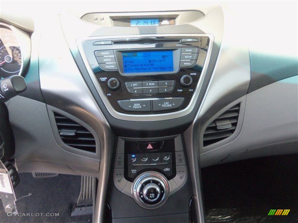 2013 Elantra GLS - Atlantic Blue / Gray photo #13