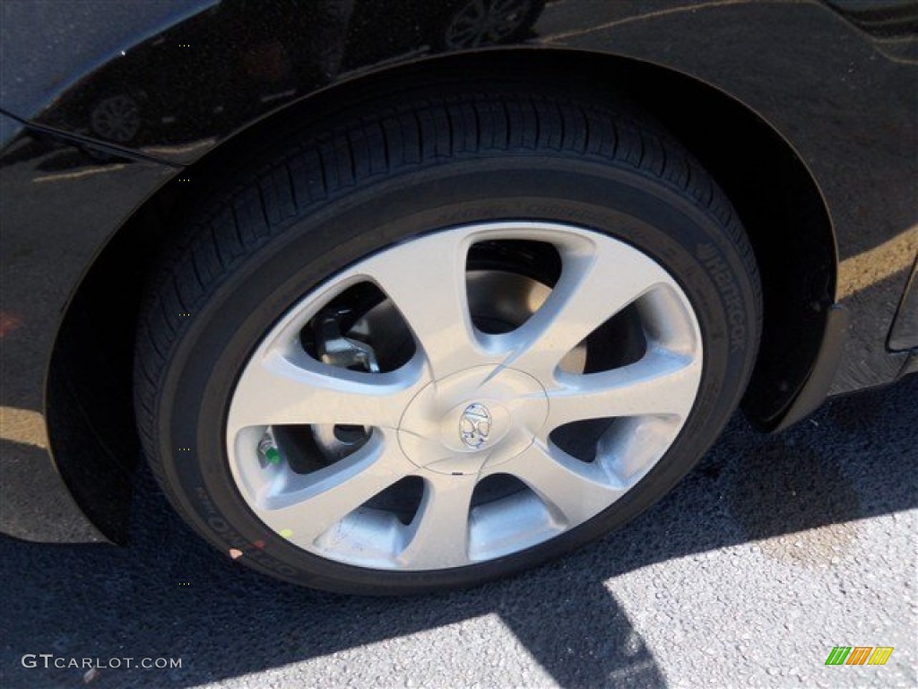 2013 Elantra Limited - Black / Beige photo #3
