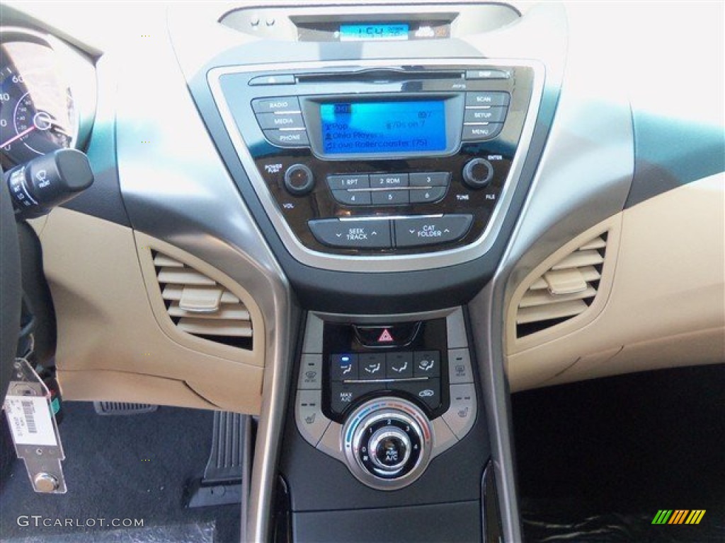 2013 Elantra Limited - Black / Beige photo #15