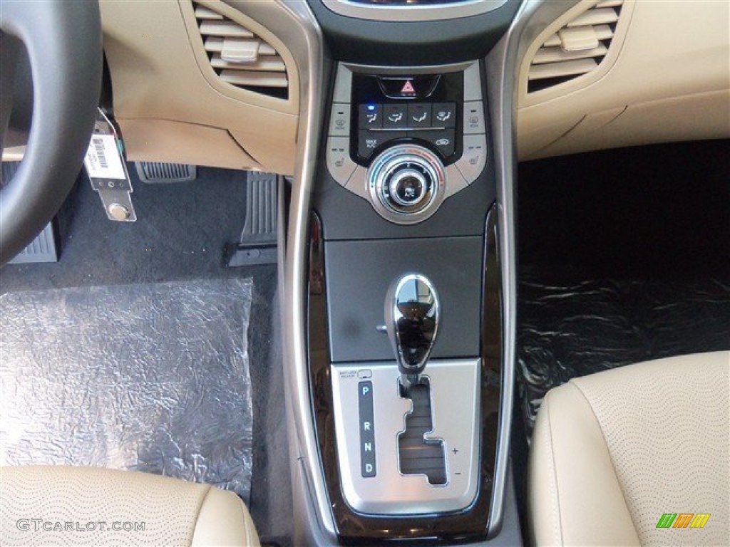 2013 Elantra Limited - Black / Beige photo #16