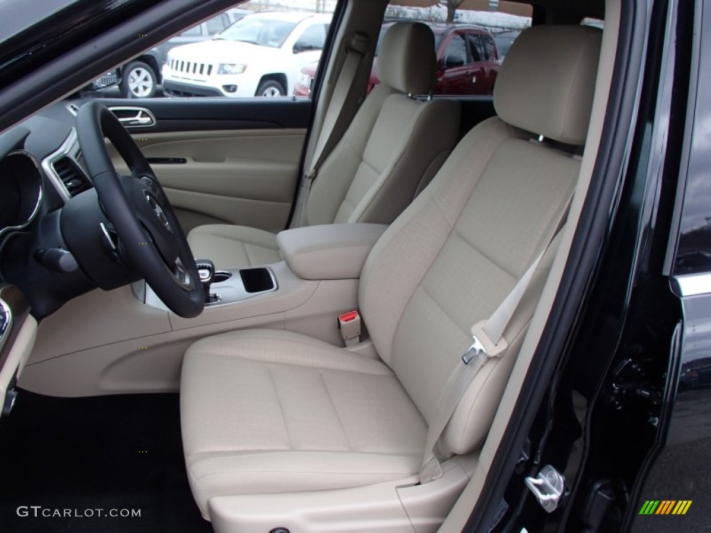 New Zealand Black/Light Frost Interior 2014 Jeep Grand Cherokee Laredo 4x4 Photo #78937790