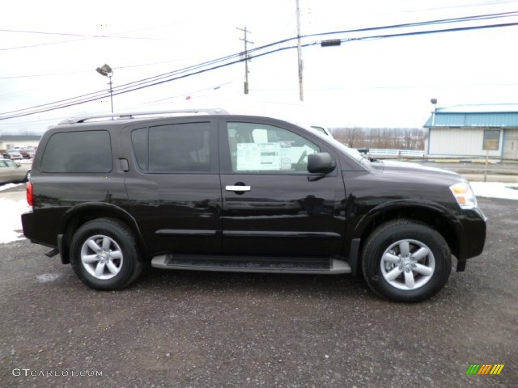 Espresso Black 2013 Nissan Armada SV 4WD Exterior Photo #78938028