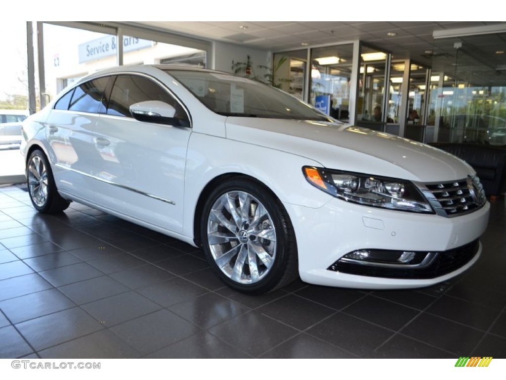 Candy White 2013 Volkswagen CC VR6 4Motion Executive Exterior Photo #78938622
