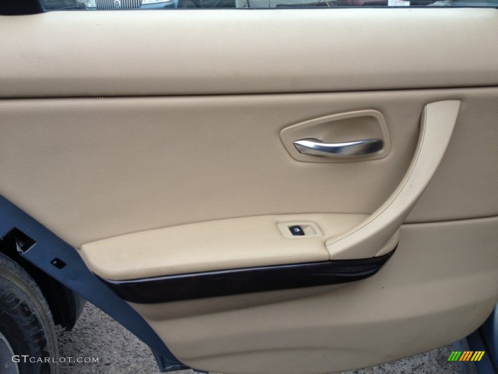 2007 3 Series 328xi Sedan - Arctic Metallic / Beige photo #7