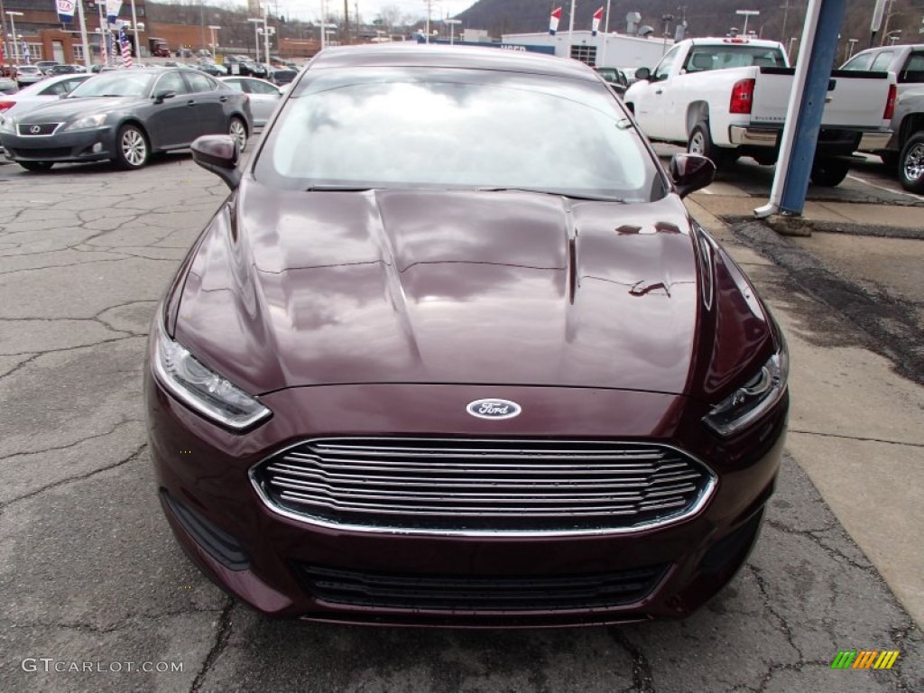 2013 Fusion S - Bordeaux Reserve Red Metallic / Earth Gray photo #3