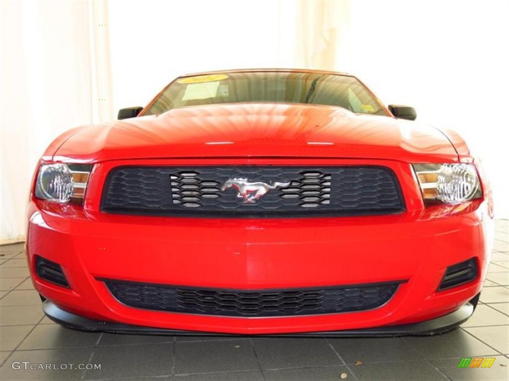 2012 Mustang V6 Premium Convertible - Race Red / Charcoal Black photo #8