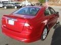 2011 Red Candy Metallic Ford Fusion SEL  photo #7