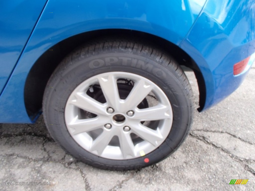 2013 Fiesta SE Hatchback - Blue Candy / Charcoal Black/Blue Accent photo #9