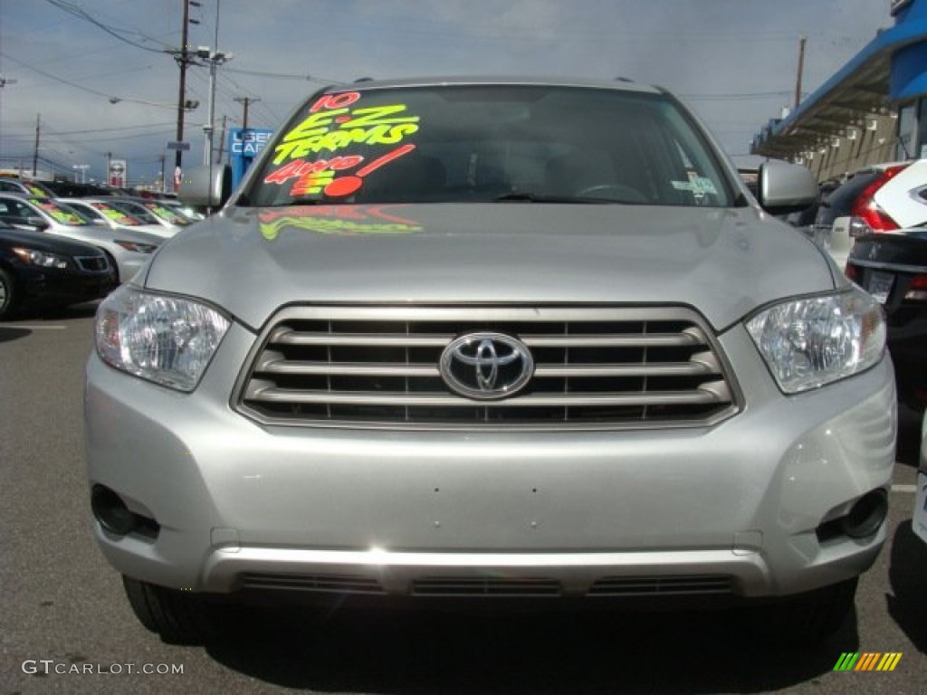 2010 Highlander V6 4WD - Classic Silver Metallic / Ash photo #2