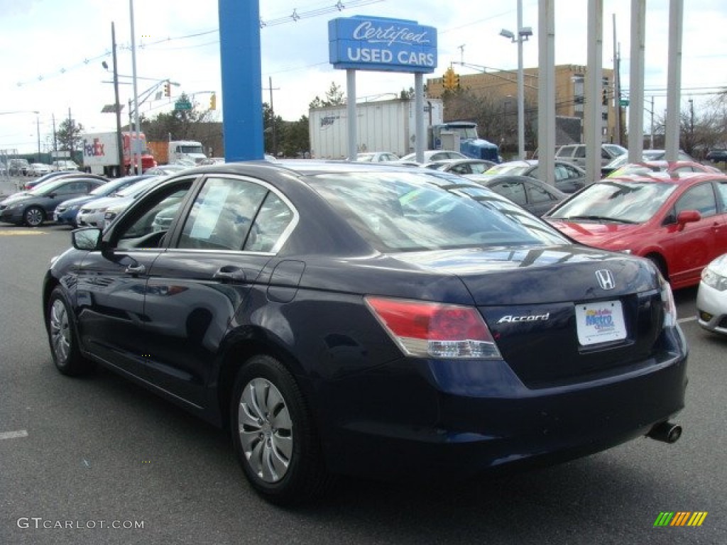 2010 Accord LX Sedan - Royal Blue Pearl / Gray photo #6