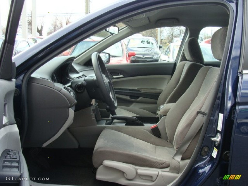 2010 Accord LX Sedan - Royal Blue Pearl / Gray photo #8