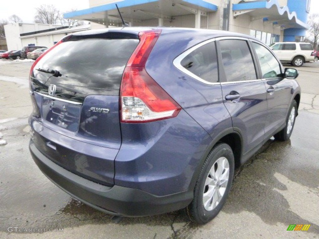 2013 CR-V EX AWD - Twilight Blue Metallic / Gray photo #3