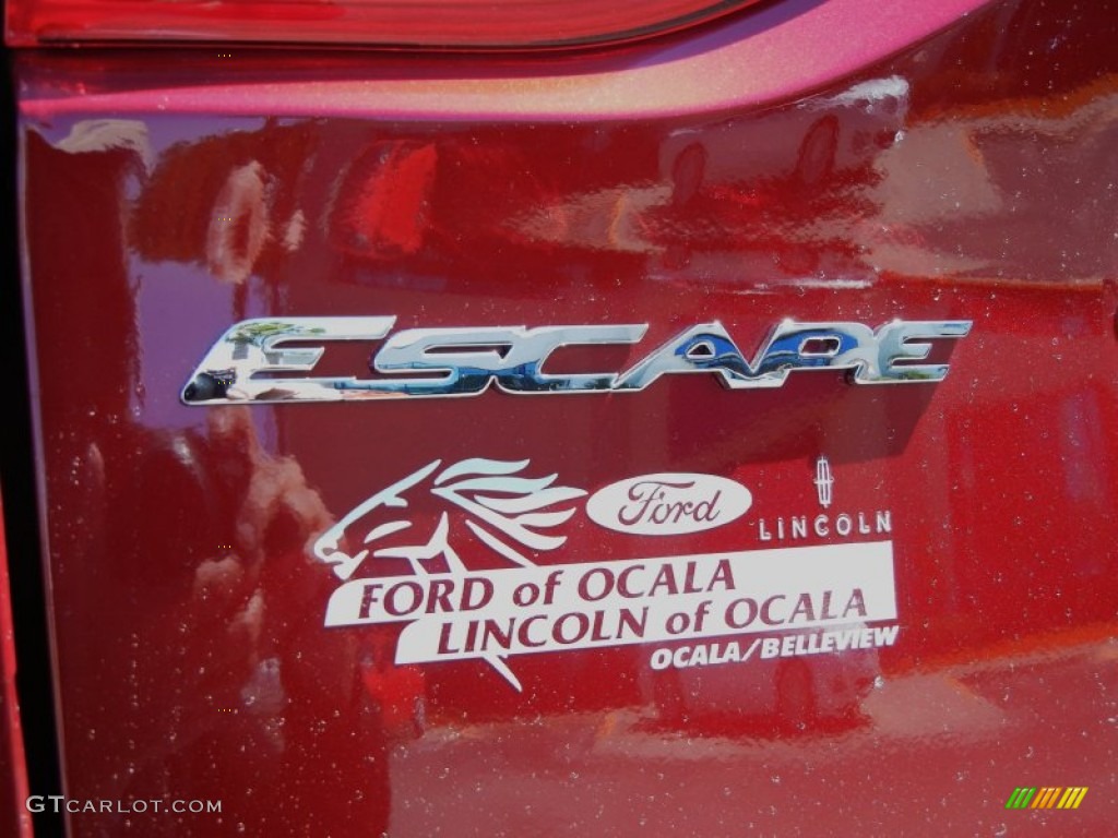 2013 Escape Titanium 2.0L EcoBoost - Ruby Red Metallic / Charcoal Black photo #5