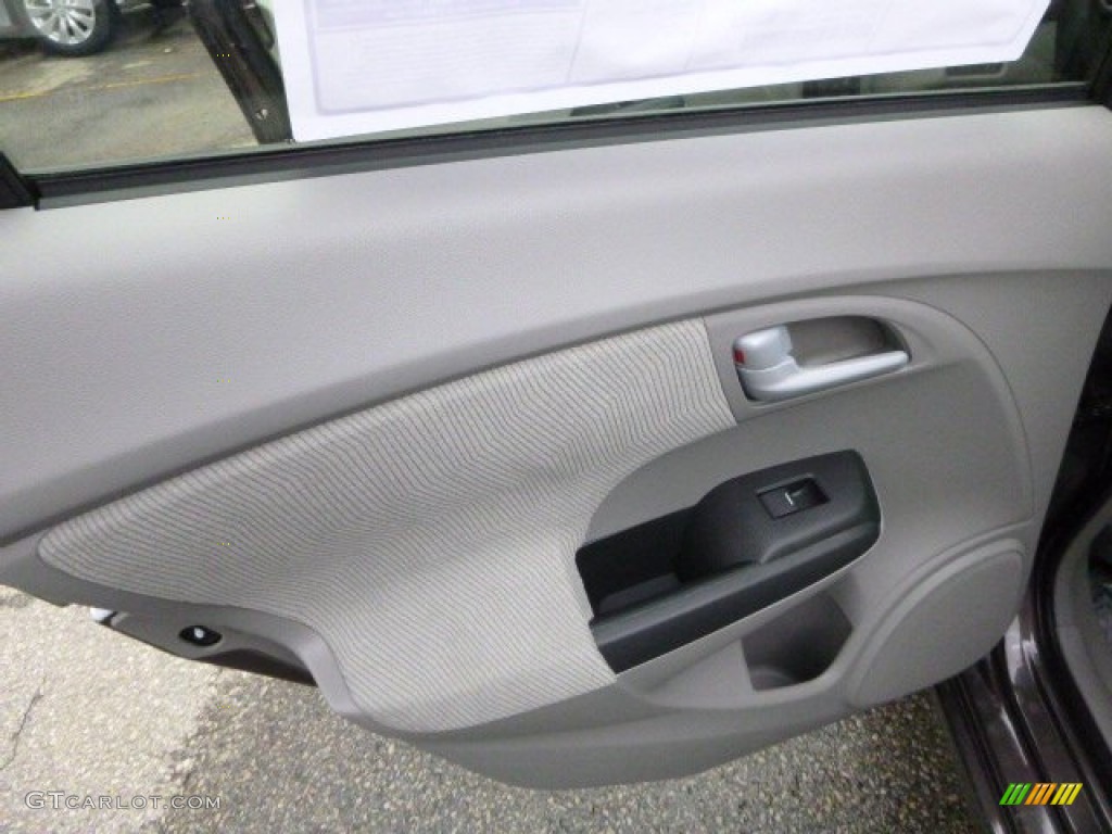2013 Honda Insight EX Hybrid Gray Door Panel Photo #78944875