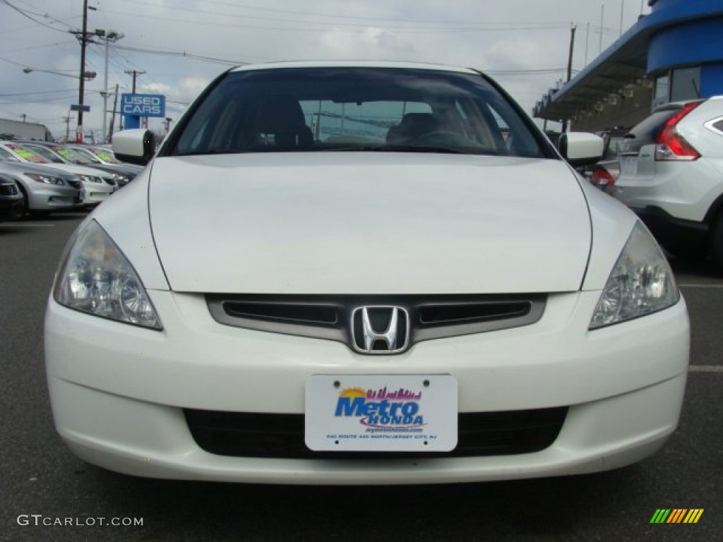 2003 Accord EX V6 Sedan - Taffeta White / Ivory photo #2