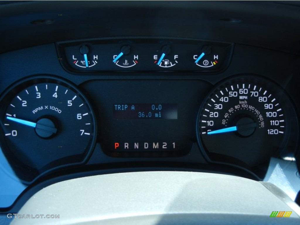 2013 Ford F150 XL Regular Cab Gauges Photo #78945643