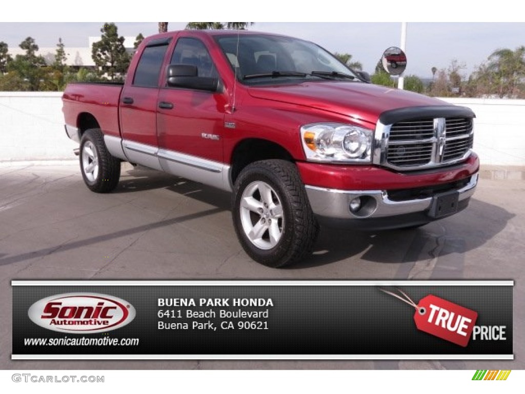 Inferno Red Crystal Pearl Dodge Ram 1500