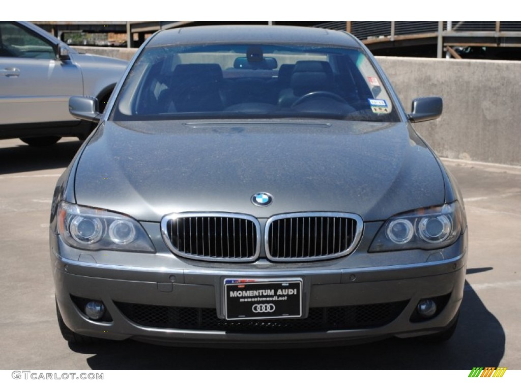 2006 7 Series 750Li Sedan - Sterling Grey Metallic / Black/Black photo #2