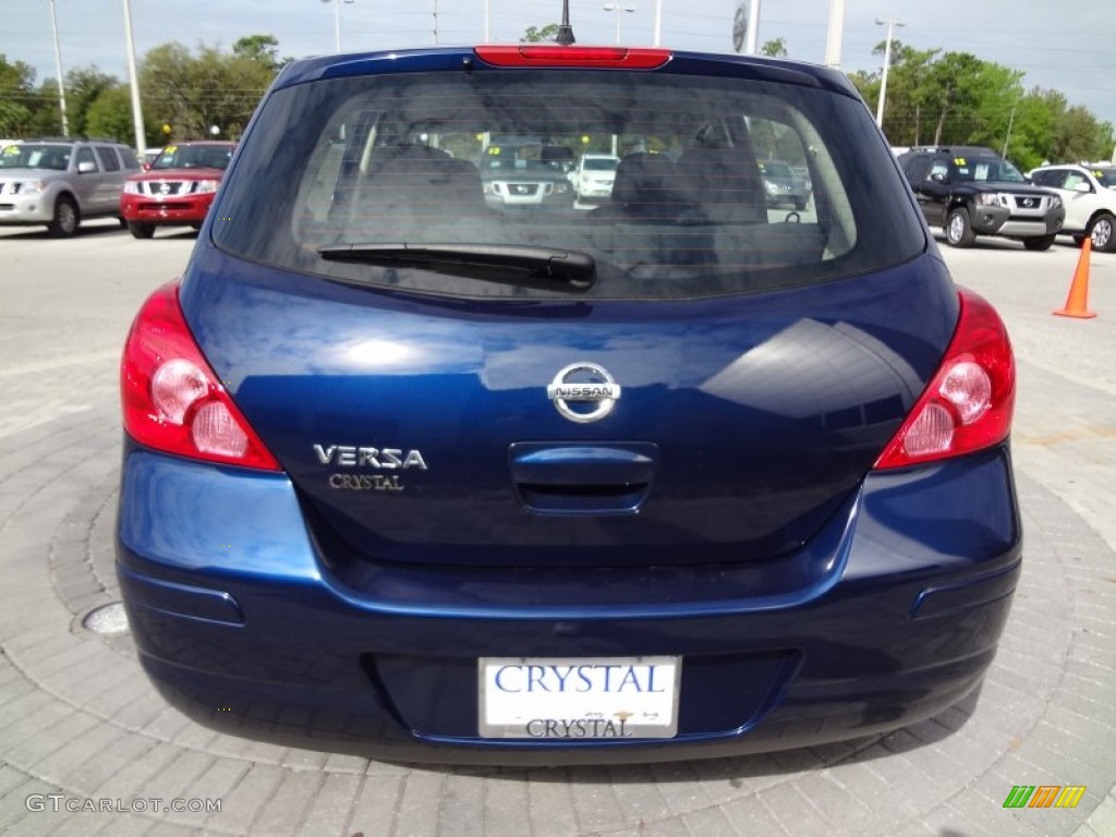 2012 Versa 1.8 S Hatchback - Blue Onyx Metallic / Charcoal photo #8