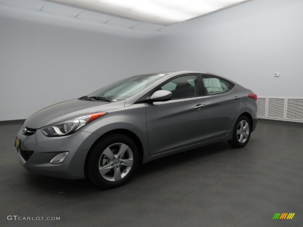 2013 Elantra GLS - Titanium Gray Metallic / Gray photo #1