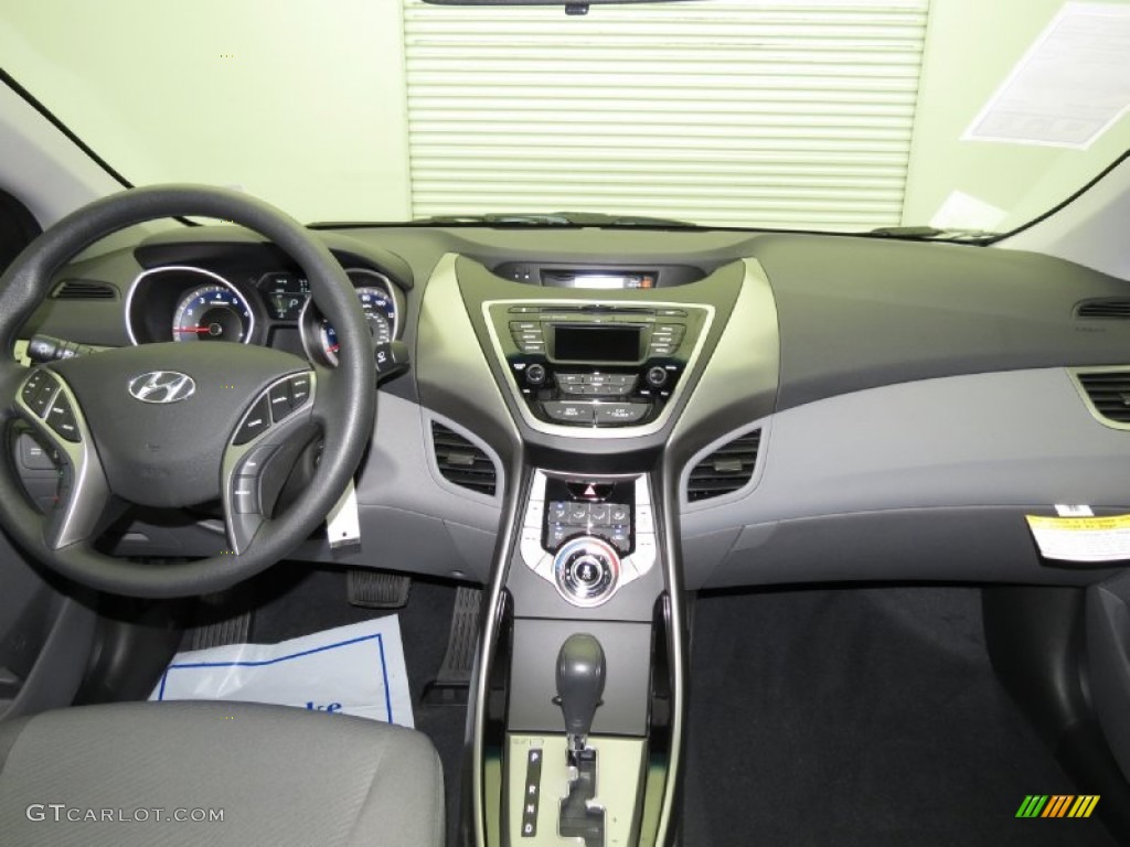 2013 Elantra GLS - Titanium Gray Metallic / Gray photo #3