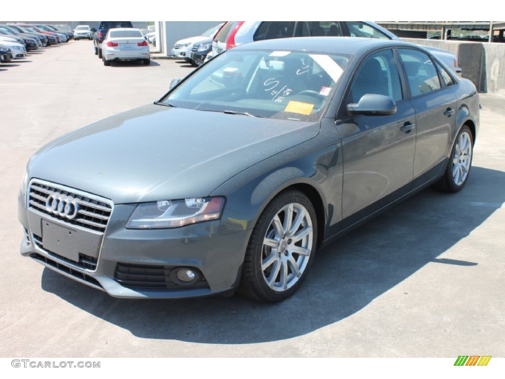 2010 A4 2.0T Sedan - Quartz Gray Metallic / Light Gray photo #3