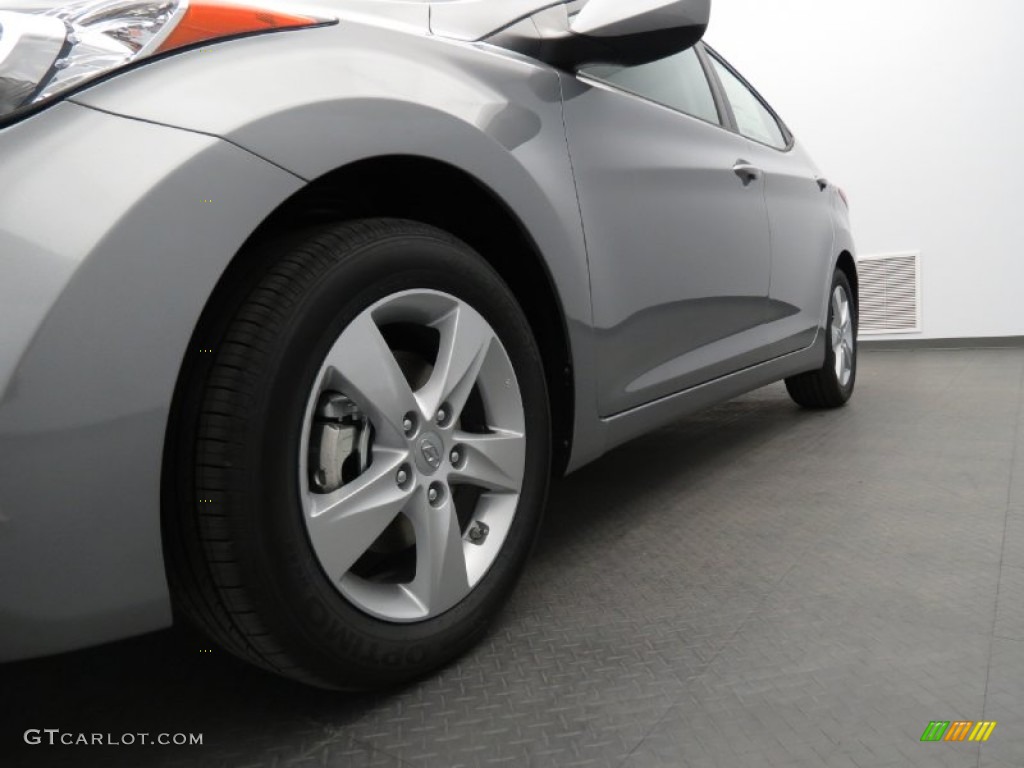 2013 Elantra GLS - Titanium Gray Metallic / Gray photo #5