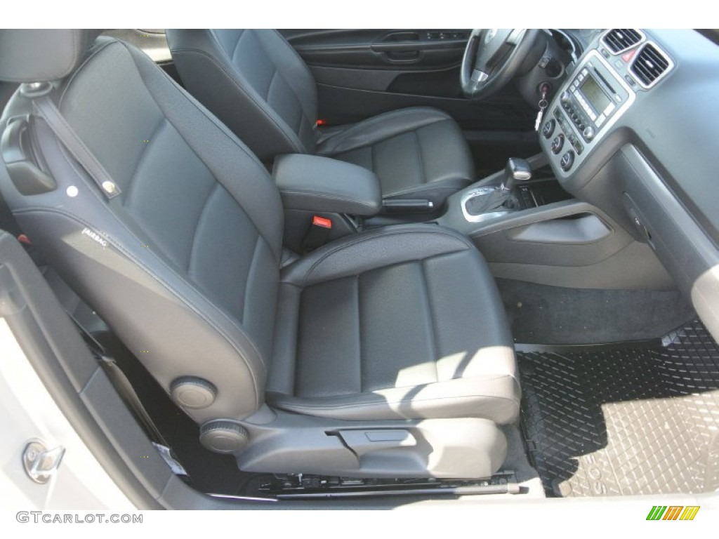 2009 Eos Komfort - Opal Silver / Titan Black photo #17
