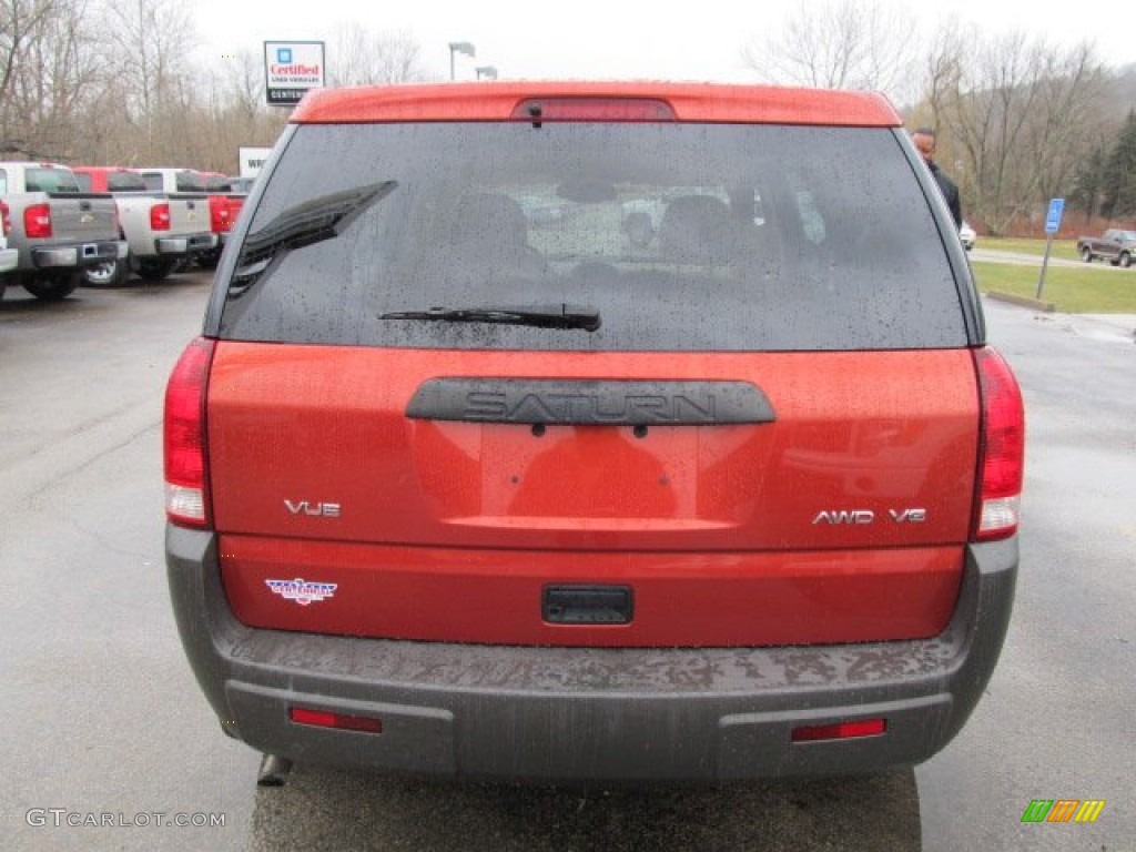 2003 VUE V6 AWD - Orange / Light Tan photo #4