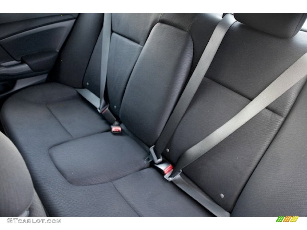 2013 Civic LX Sedan - Polished Metal Metallic / Black photo #14