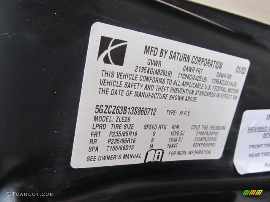 2003 VUE V6 AWD - Orange / Light Tan photo #14