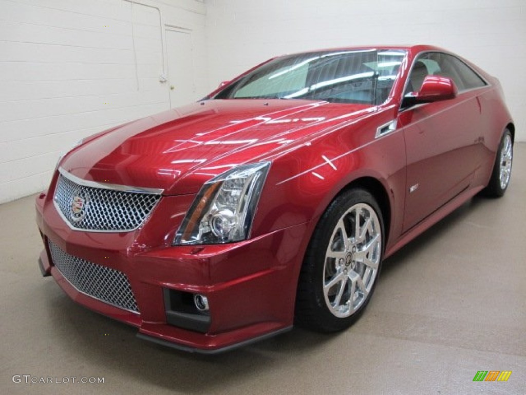 Crystal Red Tintcoat 2012 Cadillac CTS -V Coupe Exterior Photo #78949714
