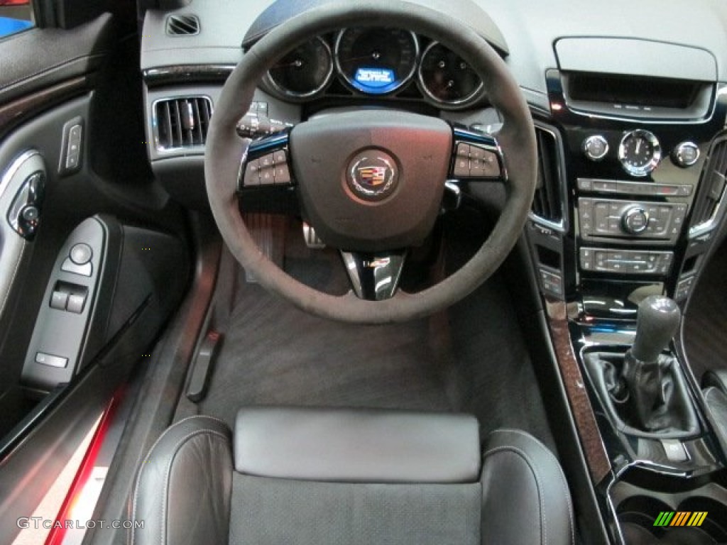 2012 Cadillac CTS -V Coupe Ebony/Ebony Dashboard Photo #78950005