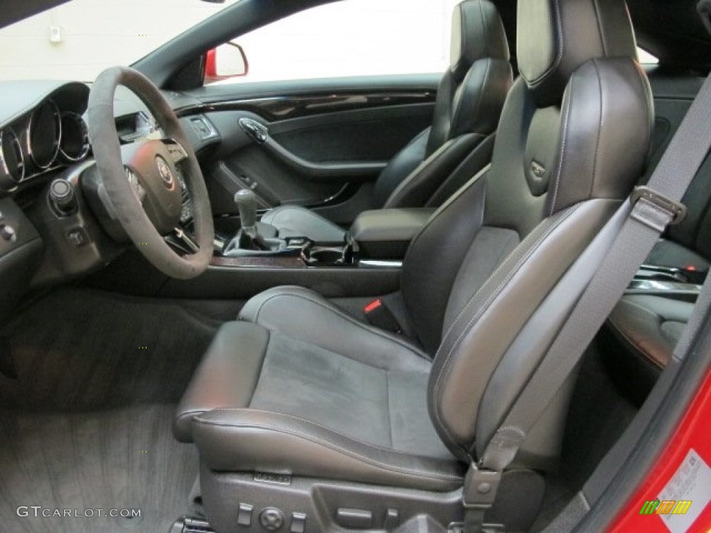 Ebony/Ebony Interior 2012 Cadillac CTS -V Coupe Photo #78950063