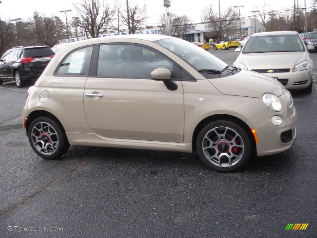 Mocha Latte (Light Brown) 2012 Fiat 500 Sport Exterior Photo #78952931