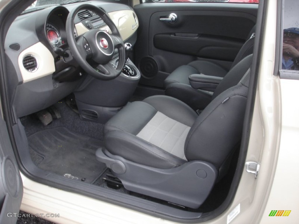 Sport Tessuto Nero/Nero (Black/Black) Interior 2012 Fiat 500 Sport Photo #78952996
