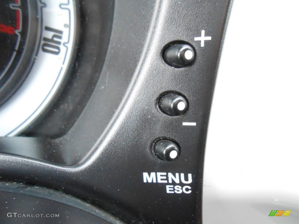 2012 Fiat 500 Pop Controls Photo #78953395