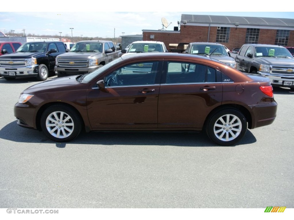 Deep Auburn Pearl 2012 Chrysler 200 Touring Sedan Exterior Photo #78953697