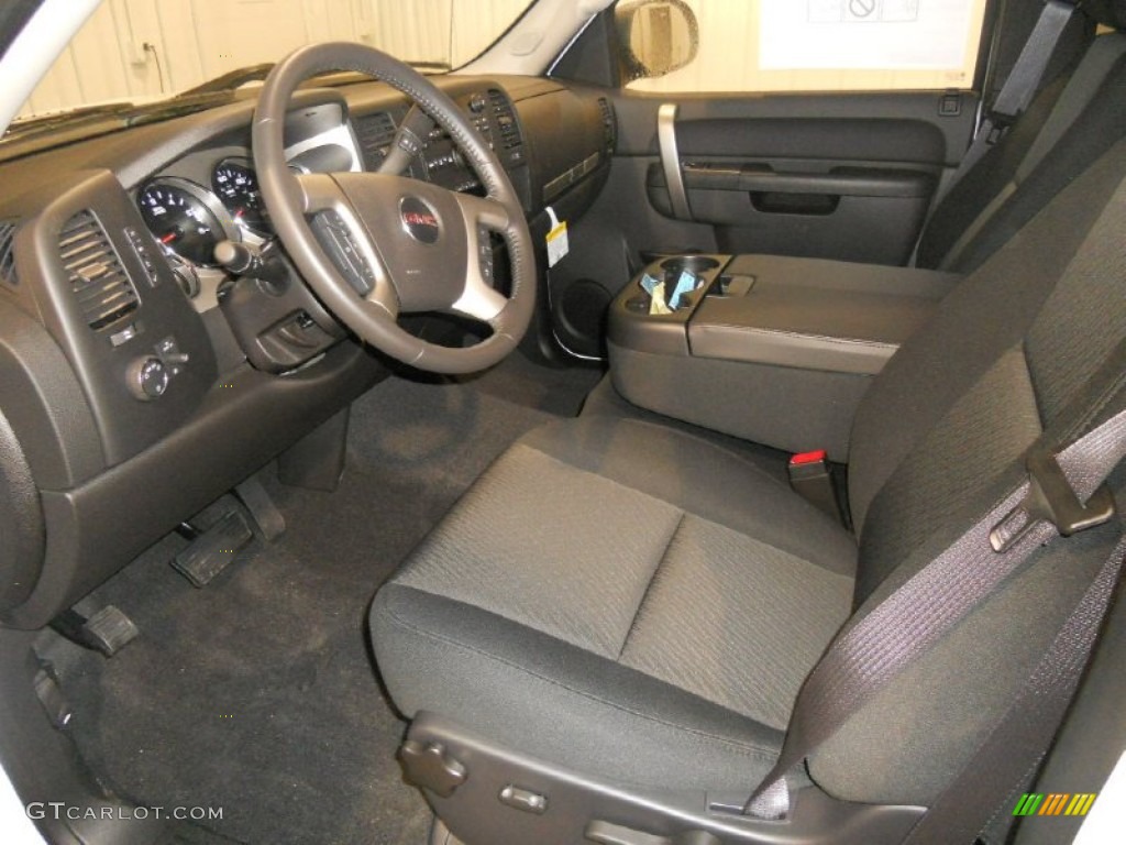 2013 Sierra 1500 SLE Extended Cab 4x4 - Summit White / Ebony photo #4