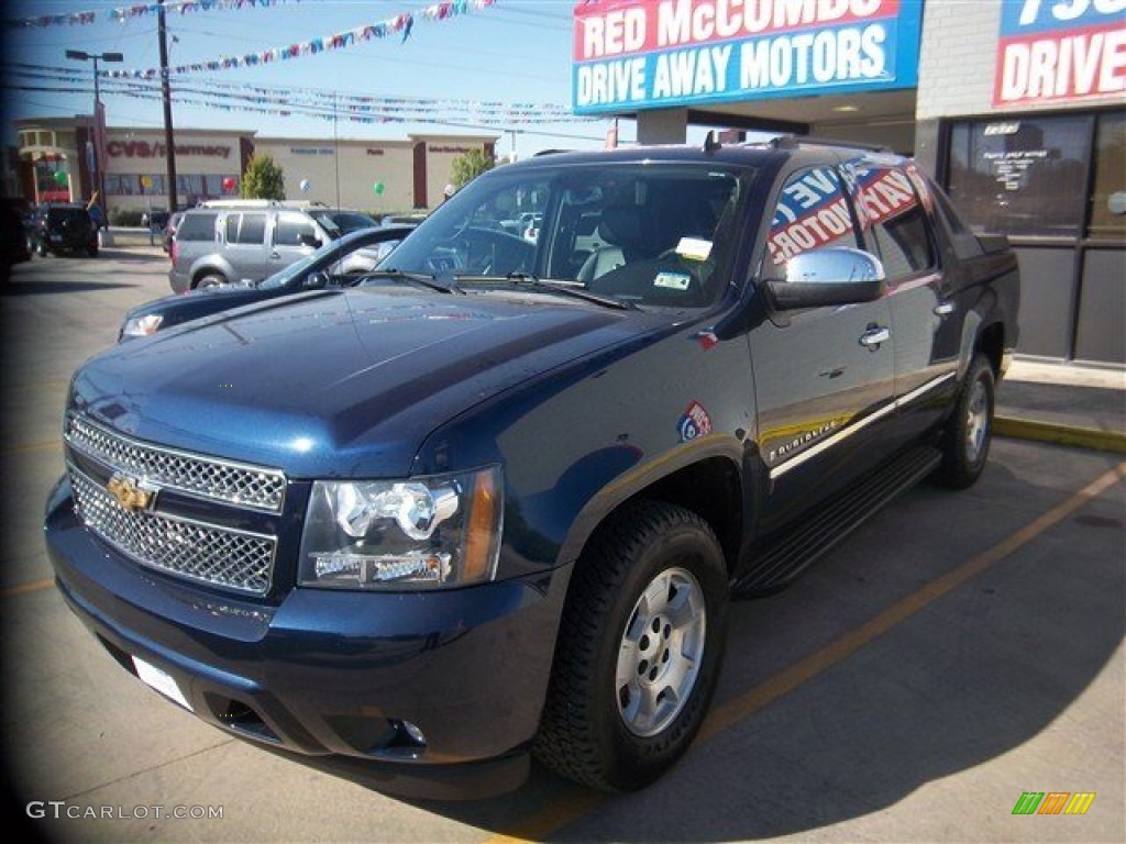 2009 Avalanche LTZ 4x4 - Dark Blue Metallic / Ebony photo #1