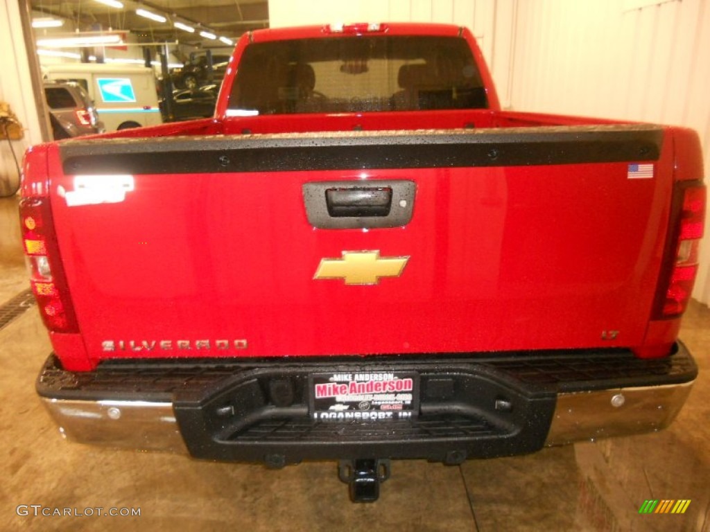 2013 Silverado 1500 LT Extended Cab 4x4 - Victory Red / Ebony photo #3