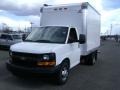 Summit White 2013 Chevrolet Express Cutaway 3500 Moving Van