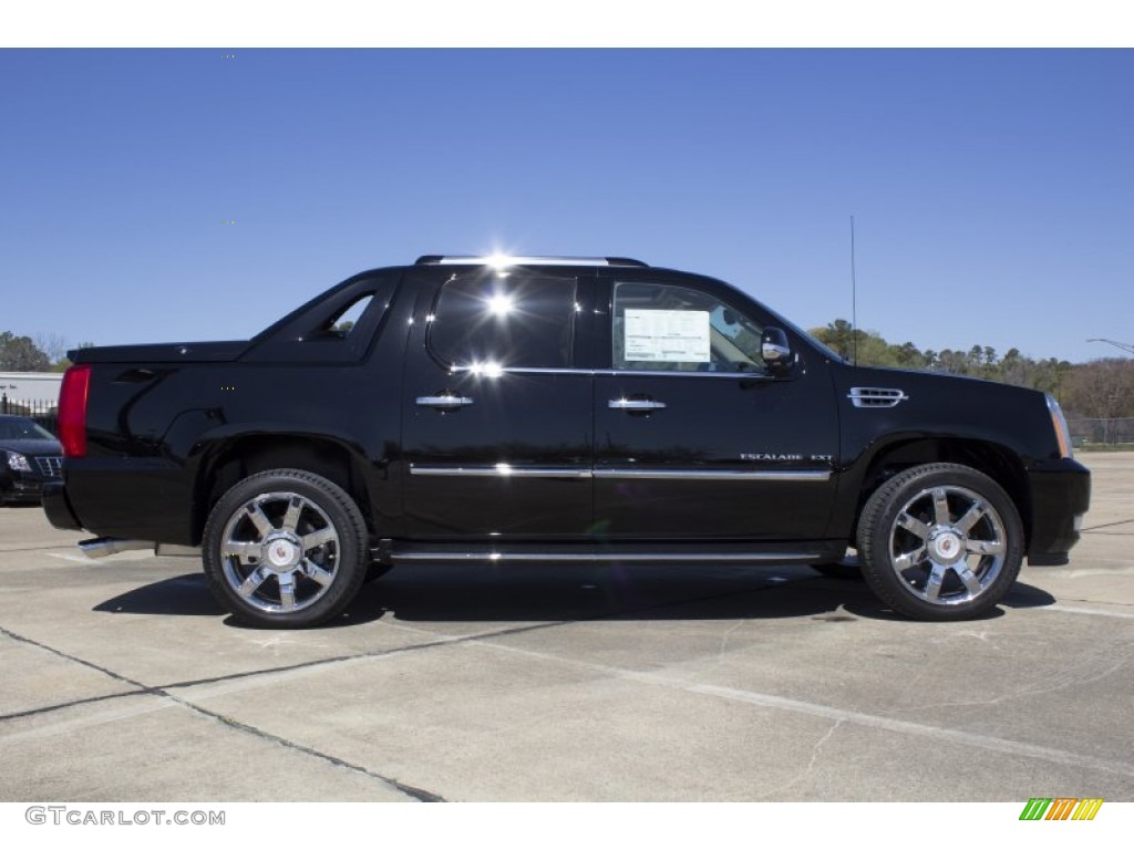 Black Raven 2013 Cadillac Escalade EXT Luxury AWD Exterior Photo #78956907