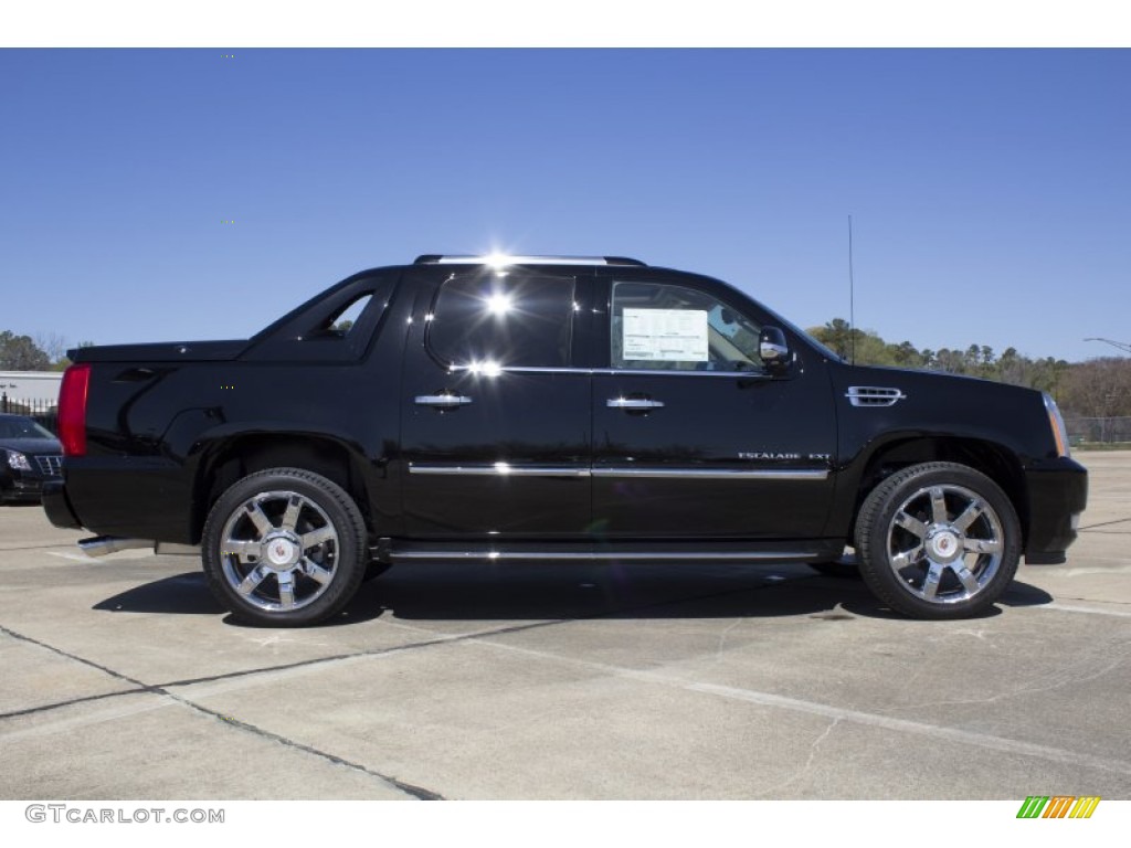 2013 Escalade EXT Luxury AWD - Black Raven / Cashmere/Cocoa photo #6